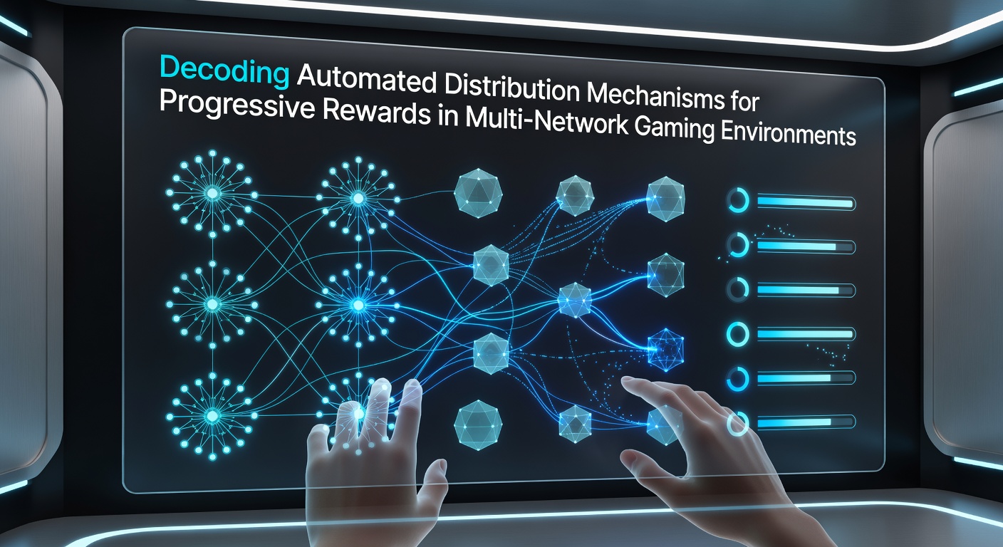 Automatisierte Verteilungsmechanismen in Multi-Netzwerk-Gaming-Umgebungen visualisiert durch vernetzte Blockchain-Strukturen