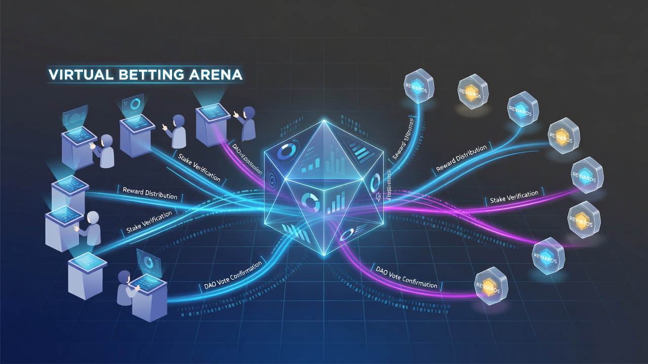 Analyse von Belohnungsflüssen mit Fokus auf DAO-Governance und On-Chain-Tracking in virtuellen Arenen